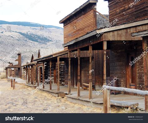 Ghost Town Cody Wyoming United States Stock Photo 135842237