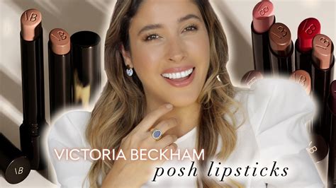 Victoria Beckham Posh Lipsticks Swatches Spice Pout Sway Comparisons