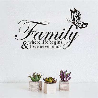 Wall Quote Decals Begins Quotes Stickers