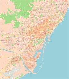 A map of barcelona on behance. ScalableMaps: vector maps of Barcelona