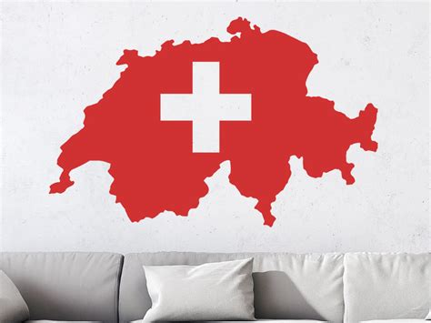 Die schweiz will für eine überraschung sorgen. Wandtattoo Schweiz | Wandtattoo.de