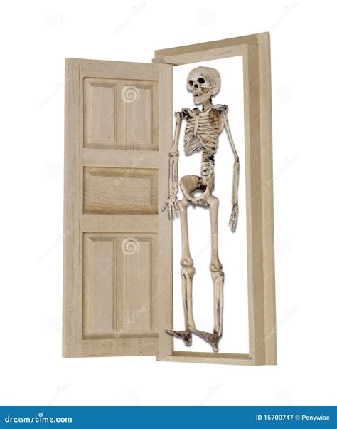 Skeleton In The Closet Stock Image Image Of Entrance 15700747