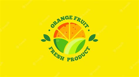 Premium Vector Fresh Orange Fruit Logo Design Concept Vector Fresh