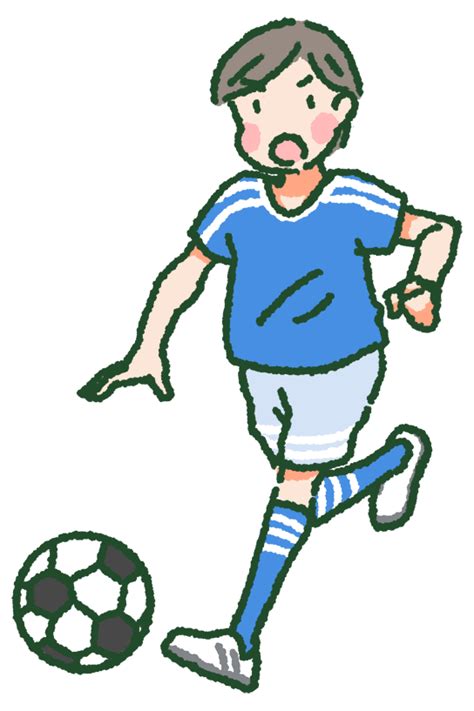 サッカーの絵 | フリー素材の絵太郎