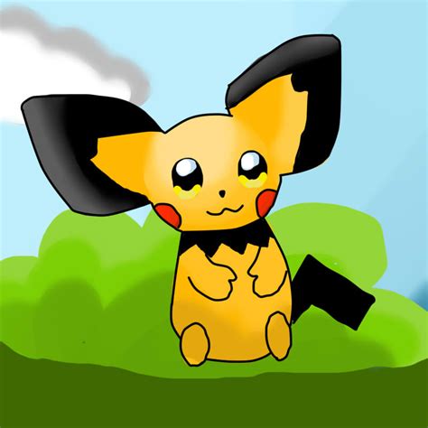 #since shiny pichu is just pikachu colours i thought i'd swap the other two as well #pikachu and raichu shinies are more disappointing #pichu #shiny pichu #pikachu #raichu #pokedit #pokemon. Shiny Pichu by LinkofSkyWind on DeviantArt