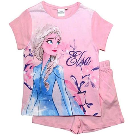 Pijama Disney Frozen Elsa 6 Ani Roz Emagro