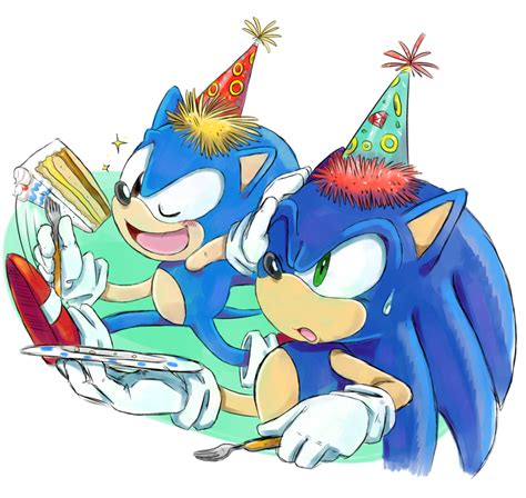 Happy Birthday By Nenikat Classic Sonic Sonic The Hedgehog Sonic