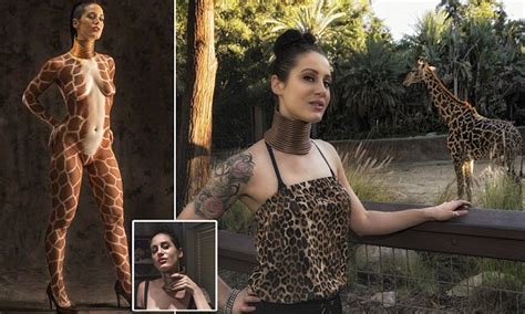 Giraffe Woman Gives Up On Her Quest To Have A Long Neck Daily Mail