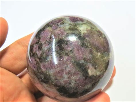 Natural Russian Eudialyte Stone Sphere Ball Size 40mm Upto 80mm At Rs