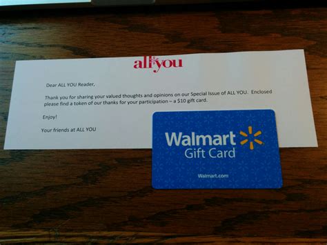 Free $10 Walmart gift card