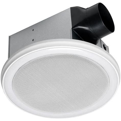 Aero pure bath fan with two heat lamps & light, best bathroom exhaust fan for cold areas: Home Netwerks Decorative White 100 CFM Bluetooth Stereo ...