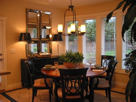 Casual dining room the dining room opens to a beautiful dining area with plenty of natural light cas. Casual Dining Room Centerpiece Ideas | Bold Drama Dining ...