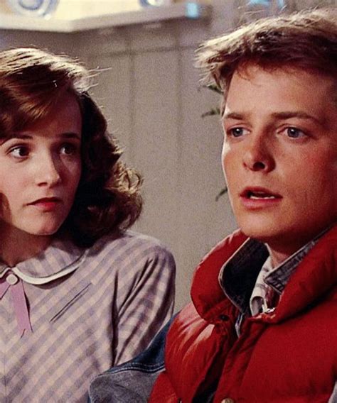 Marty Meets His Mother Lorraine Mcfly When He Gets Back Sent In Time To The Year Cine