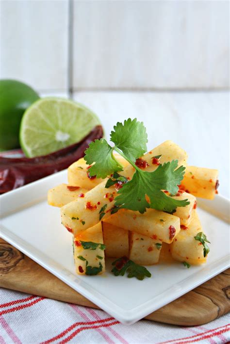 Chili And Lime Jicama Wedges From Lisa Authentic Suburban Gourmet Ideal