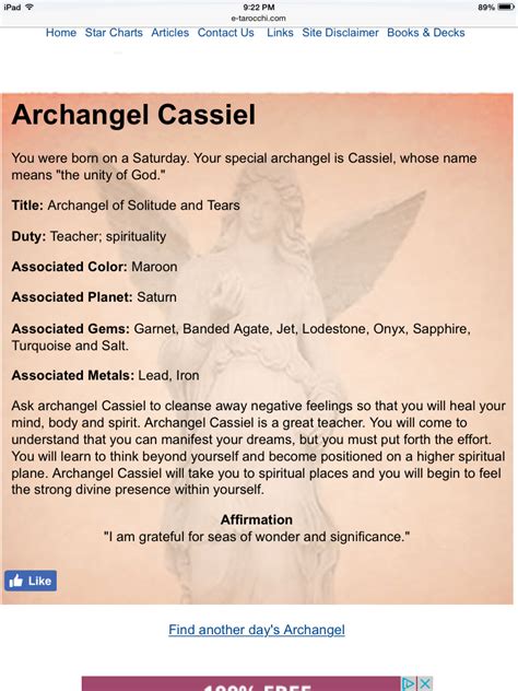 Archangel Cassiel Arch Angels Star Chart Zodiac Signs Aquarius