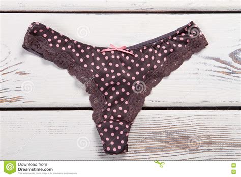 Thong With Polka Dots Stock Image Image Of Collection 78918363