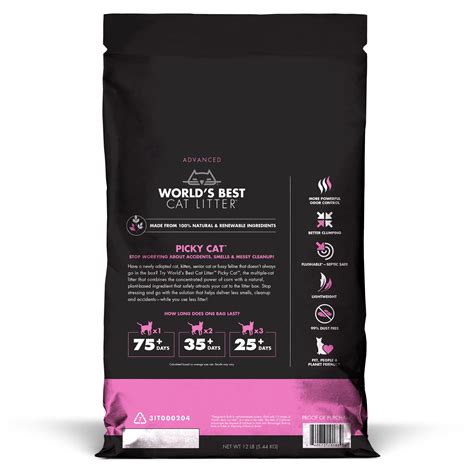 Get cat litter and a new disposable litter box every month with this subscription service. World's Best Unscent Advanced Picky Multi Cat Litter | eBay