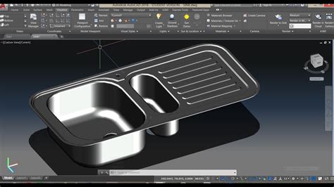 Kitchen cad blocks thousand dwg files sinks kitchen appliances. Modeling of a kitchen sink in AutoCAD 2018 - YouTube
