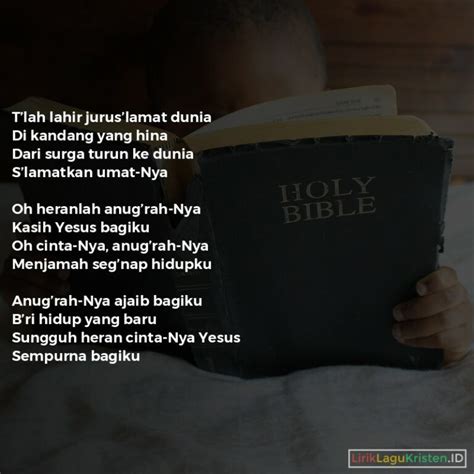 Telah Lahir Juruselamat Dunia Lirik Lagu Kristen