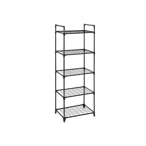Kitchen storage & organization is easy with spice racks, undershelf baskets, stacking canisters and stemware holders that utilize every inch of your pantry. 5 Tier Storage Shelf