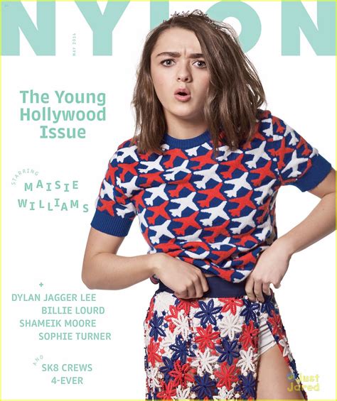 Maisie Williams In Nylon Magazine Mistersatyr