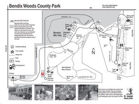 Bendix Woods Trail Map Chikaming Open Lands