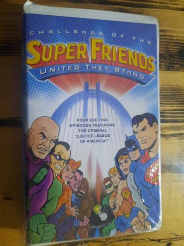 Challenge Of The Superfriends United They Stand Vhs 2003 Clamshell