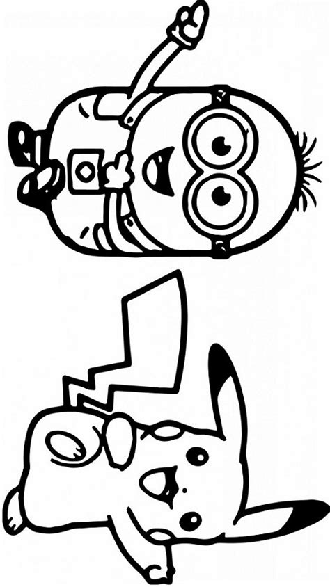 You edit it by entering text in the biographical info field in the user admin panel. Minion And Pikachu Coloring Page - Free Printable Coloring ...