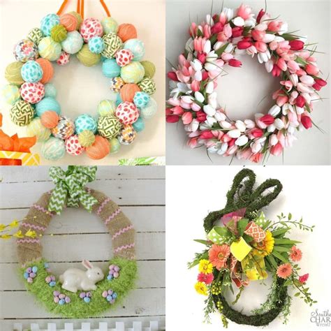 20 Diy Easter Wreath Ideas To Decorate Home Craftsy Hacks