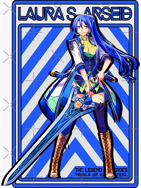 Trails Of Cold Steel Laura S Arseid Sticker For Sale By Unchmunch