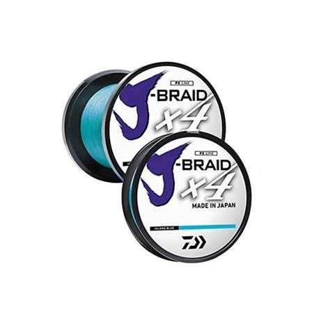Daiwa J Braid Braided Line X Lb Island Blue Yds Sod