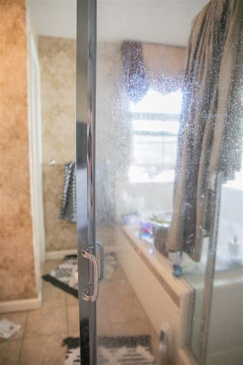 Tried same toilet cleaner there but it dries so fast that i can't leave it for long time. How to Remove Hard Water Stains from Glass Shower Doors ...