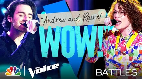 Raine Stern Vs Andrew Marshall Harry Styles Adore You The Voice Battles 2021 Youtube