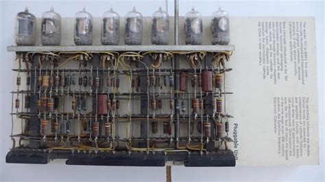 Historic 1950s Ibm 701 Mainframe Computer Pluggable Unit Vacuum Tube