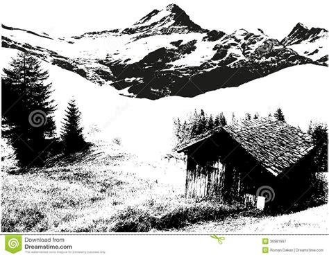 Mountain Landscape Royalty Free Stock Photography Image