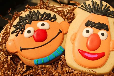 Sesame Street Bert And Ernie 1 Dozen Decorated Sugar Cookies 3