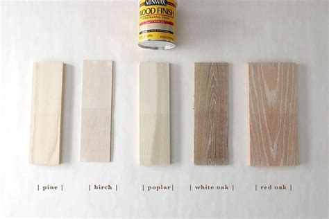 How 6 Different Stains Look On 5 Popular Types Of Wood White Wood