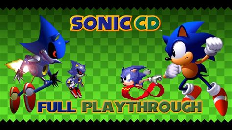 Sonic Cd Full Playthrough Sega Cd Youtube