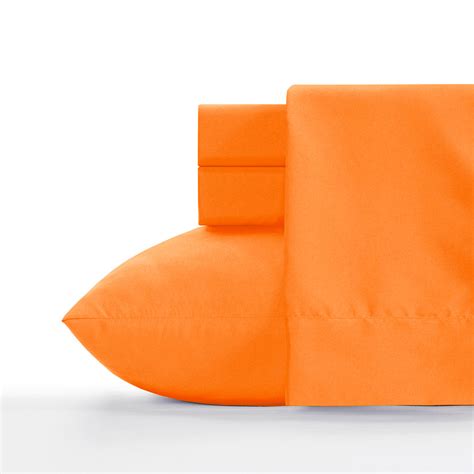 Outrageous Orange Sheet Set Siscovers