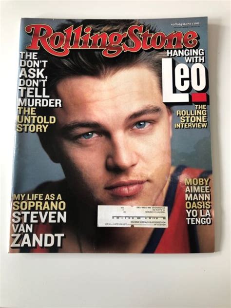 Rolling Stone Magazine Leonardo Dicaprio Front Cover Steven Van Zandt March 2000 Ebay