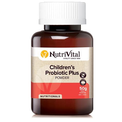 Nutrivital Childrens Probiotic Plus Powder 50g Go Vita Springwood