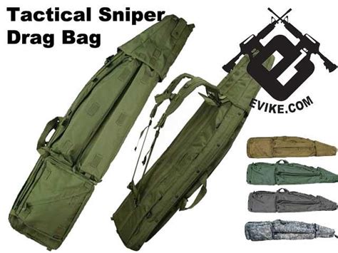 Mil Spec 50 Deluxe Tactical Sniper Drag Bag Rifle Case System Color