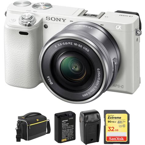 Sony Alpha A6000 Mirrorless Digital Camera With 16 50mm Lens And