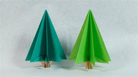 Easy Paper Tree Origami Christmas Tree Tutorial Henry Phạm Youtube
