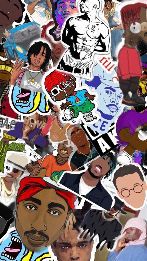 Cartoon Rapper Drawings Wallpapers Wallpaper Cave