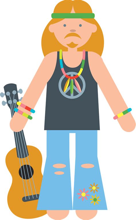 Hippie Clipart Cl1330 Clip Art Library