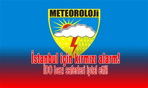İstanbul için bölgesel hava durumu. Meteoroloji'den İstanbul için kırmızı alarm! | Press Haber