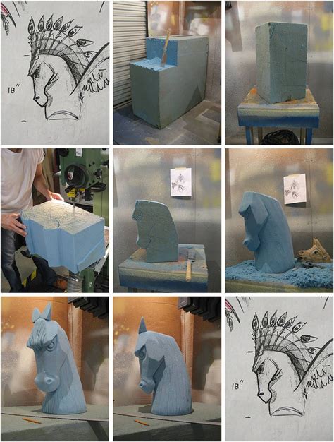 Foam Sculpting Stelter Creative Styrofoam Art Foam Art Foam Sculpture