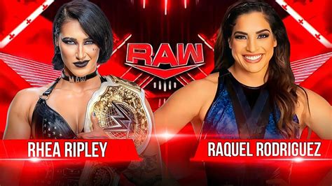 Wwe 2k23 Rhea Ripley Vs Raquel Rodriguez Wwe Raw Youtube