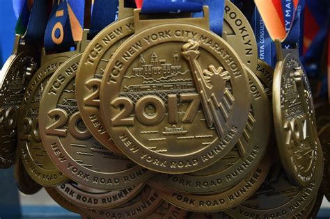 New York City Marathon 2017 Medals Medaillen Blog übers Laufen In